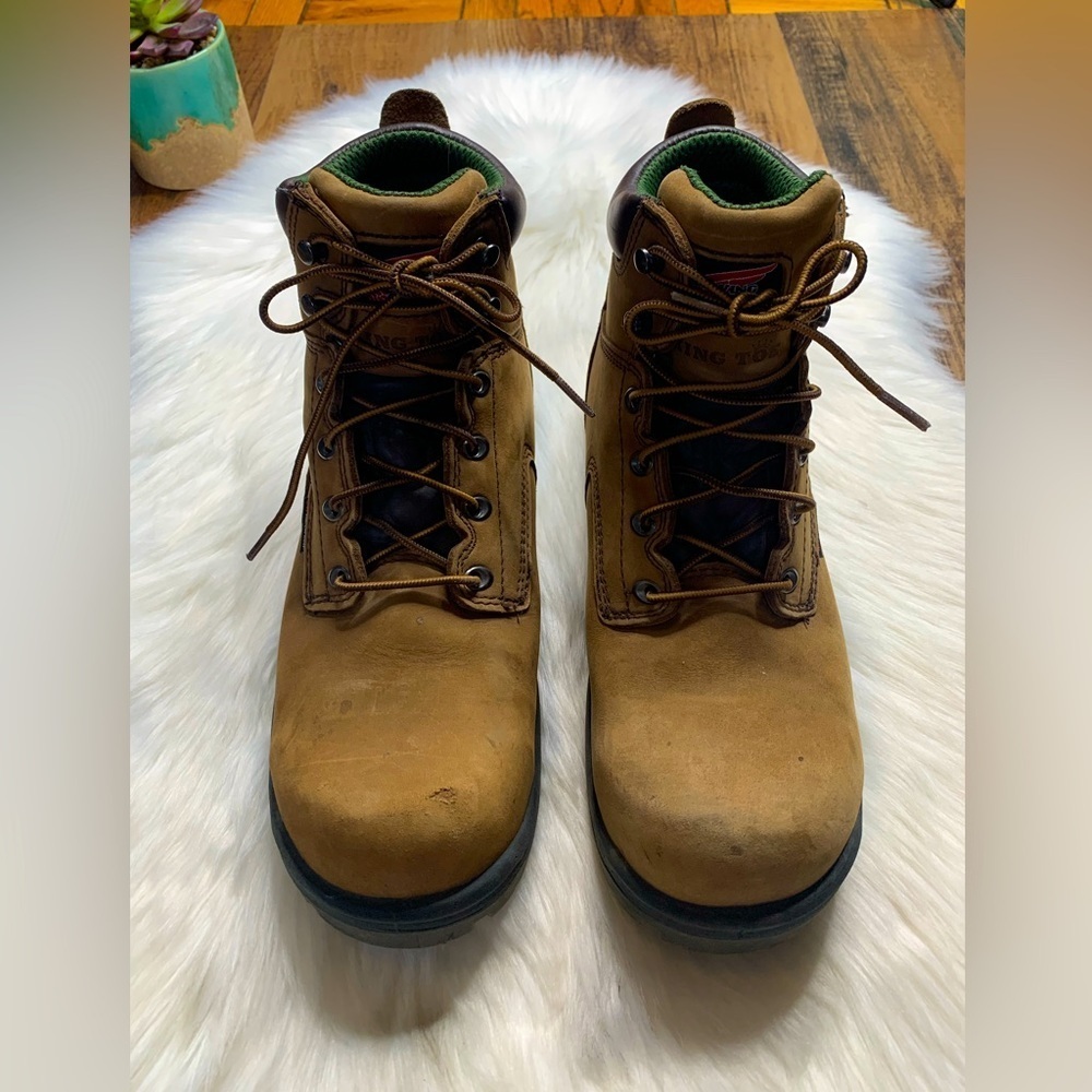 Red Wing Shoes Brown Work Boots
